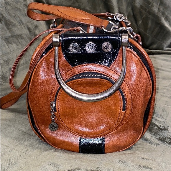 Balenciaga Two Toned Leather Embossed Satchel Bag - Picture 8 of 16